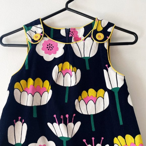 Mini Boden Corduroy Tulip Dress | Size 7/8 - Picture 3 of 4